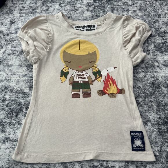 4T Gwen Stefani Harajuku Lovers Top No Doubt VTG Shirt Camp Kawaii Y2K Tee - Picture 1 of 7
